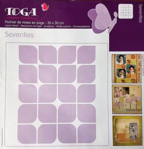 Szablon do zdjęć 30x30cm seventies