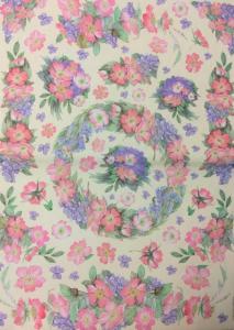 Papier klasyczny 50x70cm kwiaty wianki