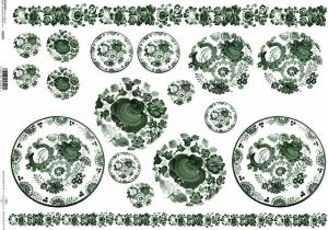 Papier klasyczny A3 Ludowy zielony 0299