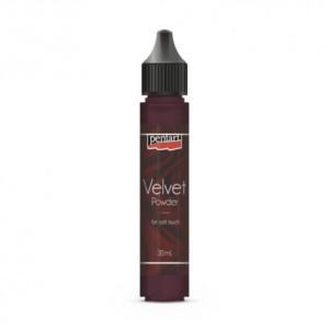 Velvet powder aksamit 30ml - czerwień granatu