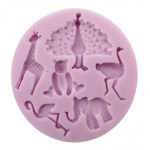 Foremka silikonowa małe zoo fi 9cm