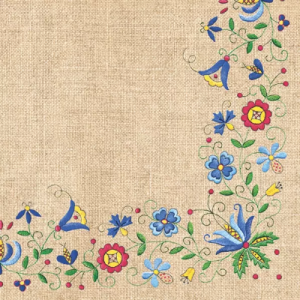 Serwetka Maki 1 sztuka ludowe kaszubskie