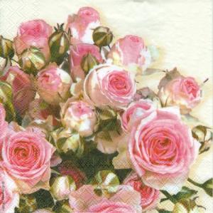 Serwetka Ambiente 1 sztuka Bukiet róż