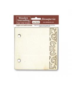 Drewniany album ornament 14x14cm