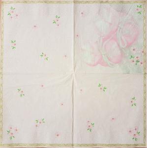 Serwetka Maki 1 sztuka Buciki dziewczynka