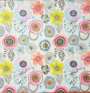 Serwetka Maki 1 sztuka Kwiaty