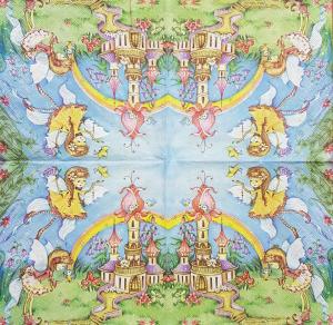 Serwetka Maki 1 sztuka dziecięce wróżki