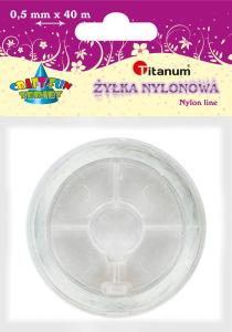 Żyłka nylonowa na rolce 0,5mm długość 40m