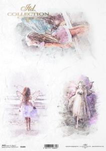 Papier ryżowy A4 R1605 Elfy