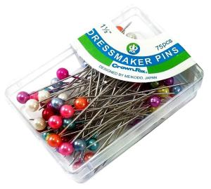 Szpilki kolorowe 75sztuk 4cm