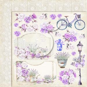 Papier scrap 30,5x30,5cm 1 kartka My sweet provence 03