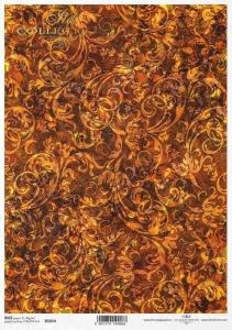 Papier ryżowy A4 R1614 bursztyn esyfloresy