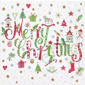Serwetka STEWO 1 sztuka - BN Merry Christmas
