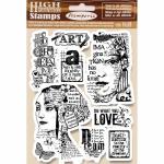 Stempel kauczukowy 14x18cm Art is ....