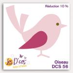 Wykrojnik ptaszek 5x5cm DCS56