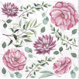 Serwetka TETE 1 sztuka - kwiaty