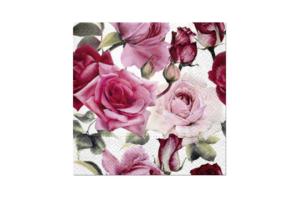 Serwetka TETE 1 sztuka - róże