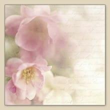 Serwetka Sagen 1 sztuka - kwiat jabłoni pismo