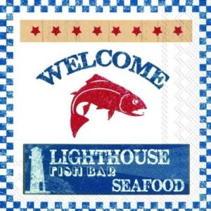 Serwetka IHR 33x33 1 sztuka - seafood