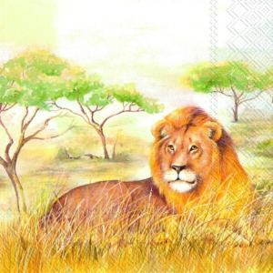 Serwetka IHR 33x33 1 sztuka - Afryka lwy