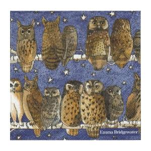 Serwetka IHR 33x33 1 sztuka - sowy nocą