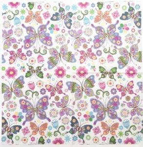 Serwetka TETE 1 sztuka - motylki