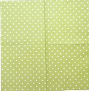Serwetka PAW 1 sztuka -  Groszki na zielonym tle