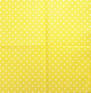 Serwetka PAW 1 sztuka -  Groszki na żółtym tle