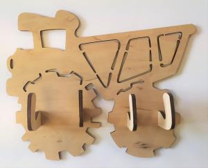 Drewno wieszak ciężarówka