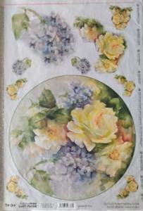 Papier soft 25x35cm róża valzer