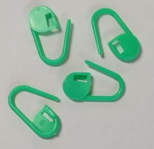 Znacznik ściegu / agrafka plastikowa 2cm, igła i stożek - zatyczka do szydełka