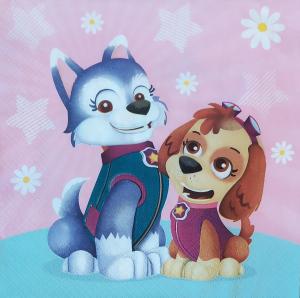 Serwetka Maki 1 sztuka Pieski dwa