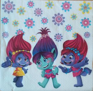 Serwetka Maki 1 sztuka trzy trole