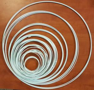 Obręcz metalowa biała śr.25cm