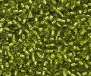 Koraliki szklane TR-11 10g - zielony jasny col.24