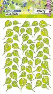 Szablon 21x30cm mix media Liście bluszcz MASKMM18