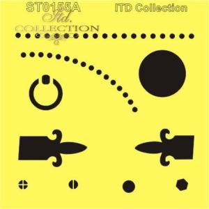 Szablon 16x16cm ST0155A karnisze