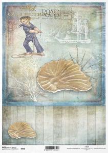 Papier ryżowy A4 R948 muszla