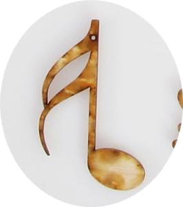 Nutka sklejka 5cmx3cm 1sztuka