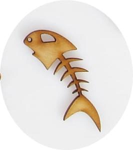 Fishbon sklejka 5cmx1,5cm 1sztuka