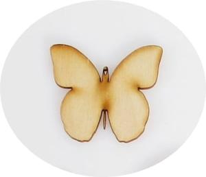 Motylek sklejka 3,5cmx4cm 1sztuka