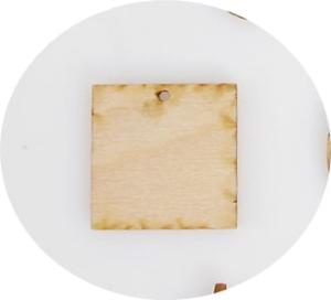 Kwadrat sklejka 3x3cm 1sztuka