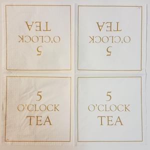 Serwetka PPD 1 sztuka 33x33 5 o'clock TEA