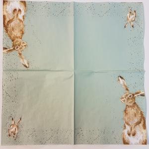 Serwetka Wrendale 1 sztuka Coctail Zając kicek