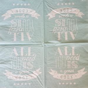 Serwetka STEWO 1 sztuka - All you need is a great COOK