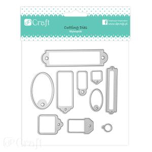 Wykrojnik zestaw TAGÓW 10sztuk