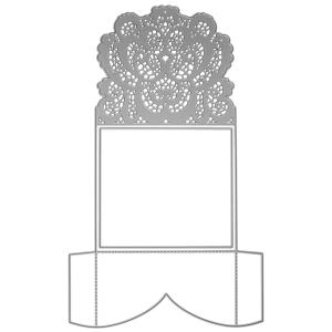 Wykrojnik składane zaproszenie