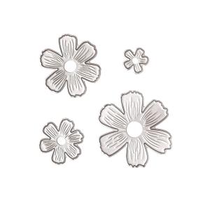 Wykrojnik kwiaty 4sztuki