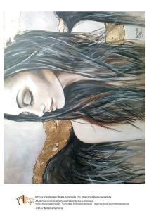 Papier ryżowy A4 Kobieta w złocie A4R37