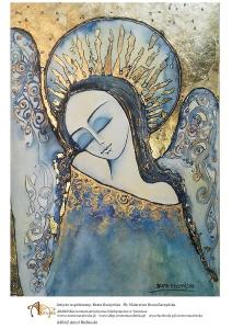 Papier ryżowy A4 Anioł Niebieski A4R42